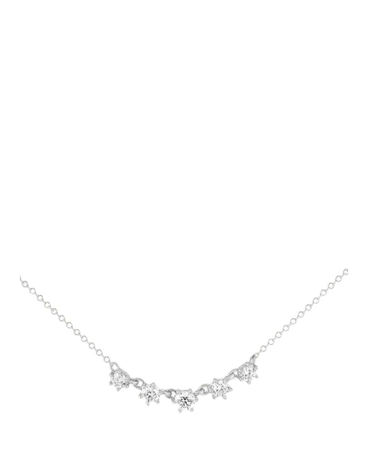 Mini Penelope Platinum & 0.35 TCW Diamond Necklace Mini Penelope Platinum & 0.35 TCW Diamond Necklace