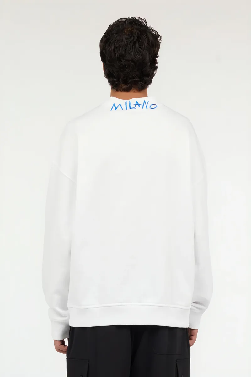 Roberto Cavalli Cotton sweatshirt with graffiti logo | Thumbnail 3 Roberto Cavalli Cotton sweatshirt with graffiti logo | Thumbnail 3