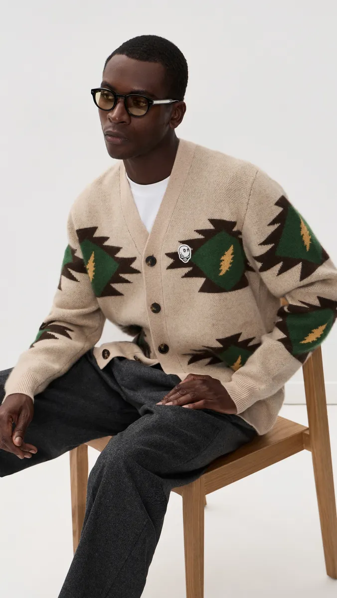 Malbon x Grateful Dead Long Vacation Cardigan | Thumbnail 2