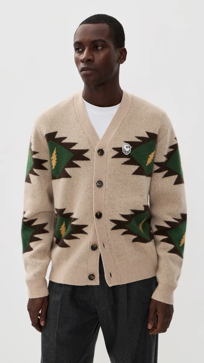 Malbon x Grateful Dead Long Vacation Cardigan | Thumbnail 3