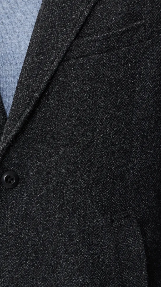 Billy Reid Herringbone Otto Overcoat | Thumbnail 6 Billy Reid Herringbone Otto Overcoat | Thumbnail 6