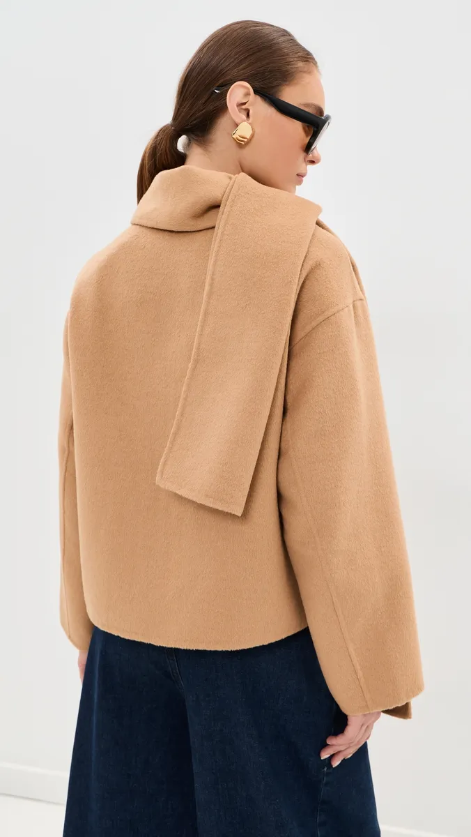 LE BOP Rachel Scarf Coat | Thumbnail 3 LE BOP Rachel Scarf Coat | Thumbnail 3