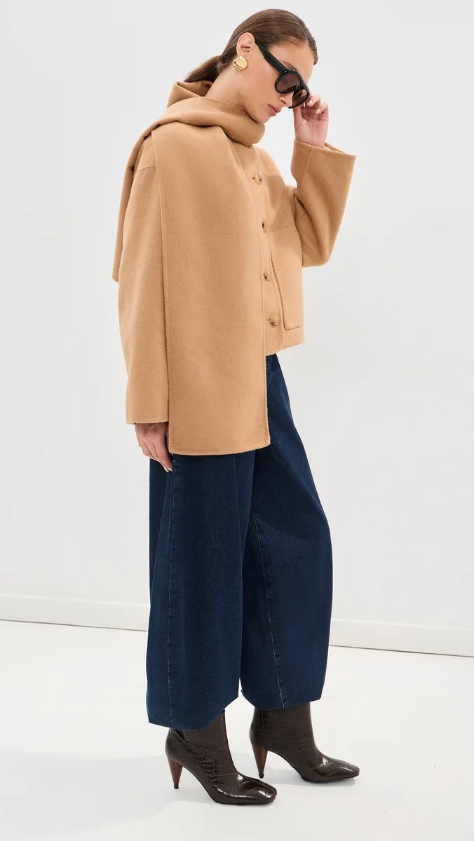 LE BOP Rachel Scarf Coat | Thumbnail 4 LE BOP Rachel Scarf Coat | Thumbnail 4