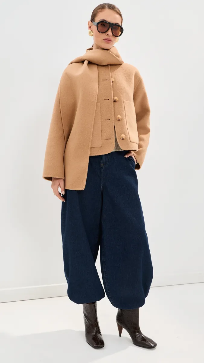 LE BOP Rachel Scarf Coat | Thumbnail 5 LE BOP Rachel Scarf Coat | Thumbnail 5