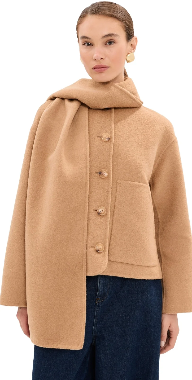 LE BOP Rachel Scarf Coat