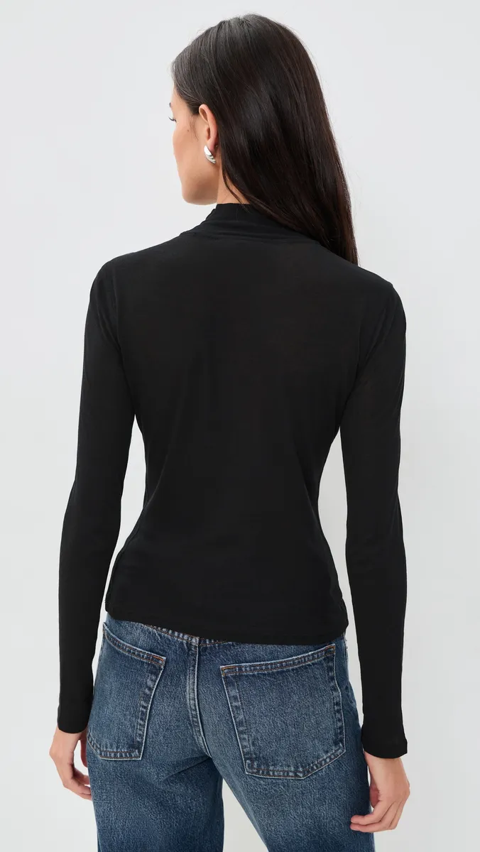 Frame The Shadow Turtleneck Tee | Thumbnail 3 Frame The Shadow Turtleneck Tee | Thumbnail 3