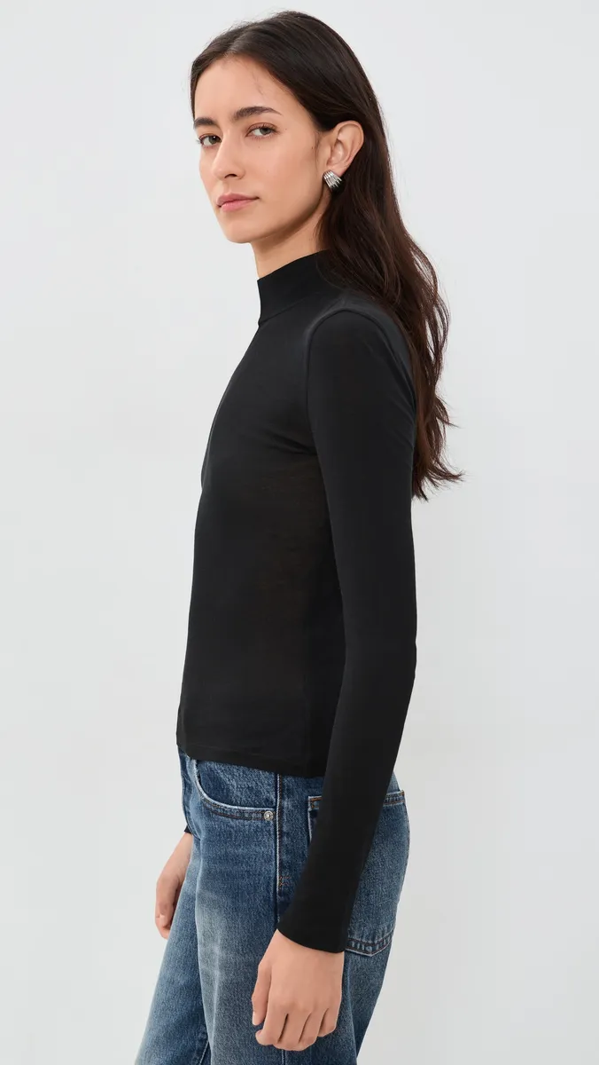Frame The Shadow Turtleneck Tee | Thumbnail 4 Frame The Shadow Turtleneck Tee | Thumbnail 4
