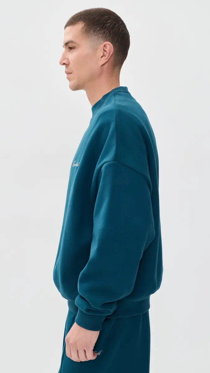Fear of god Signature Lounge Crew Neck Sweatshirt | Thumbnail 4 Fear of god Signature Lounge Crew Neck Sweatshirt | Thumbnail 4