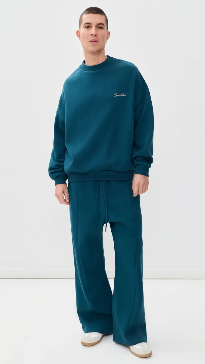 Fear of god Signature Lounge Crew Neck Sweatshirt | Thumbnail 5 Fear of god Signature Lounge Crew Neck Sweatshirt | Thumbnail 5