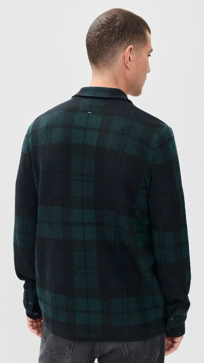 rag & bone Knit Plaid Dalton Full Button Sweater | Thumbnail 3 rag & bone Knit Plaid Dalton Full Button Sweater | Thumbnail 3