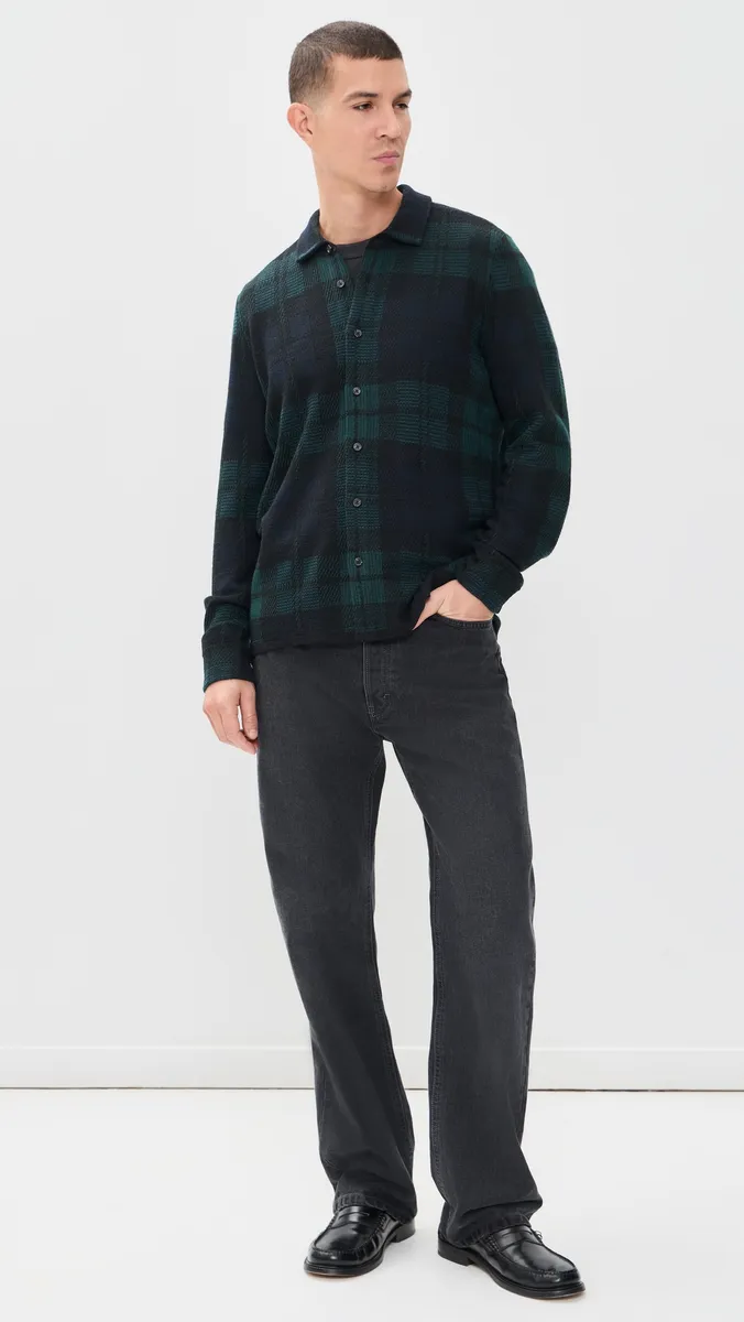 rag & bone Knit Plaid Dalton Full Button Sweater | Thumbnail 5 rag & bone Knit Plaid Dalton Full Button Sweater | Thumbnail 5