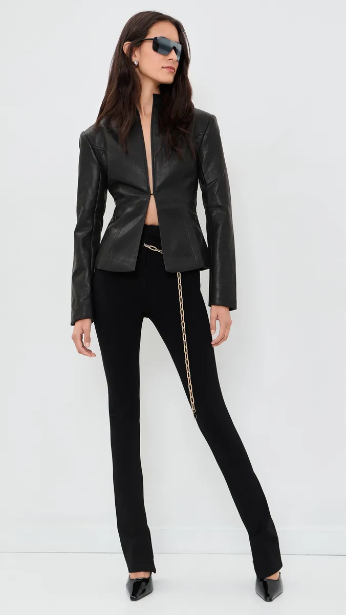 LIONESS Cosmopolitan Faux Leather Jacket | Thumbnail 5