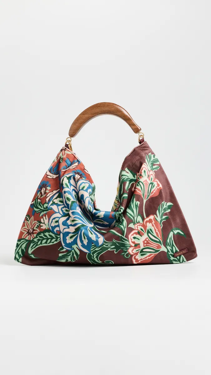 Farm Rio Small Velvet Hobo Bag | Thumbnail 2