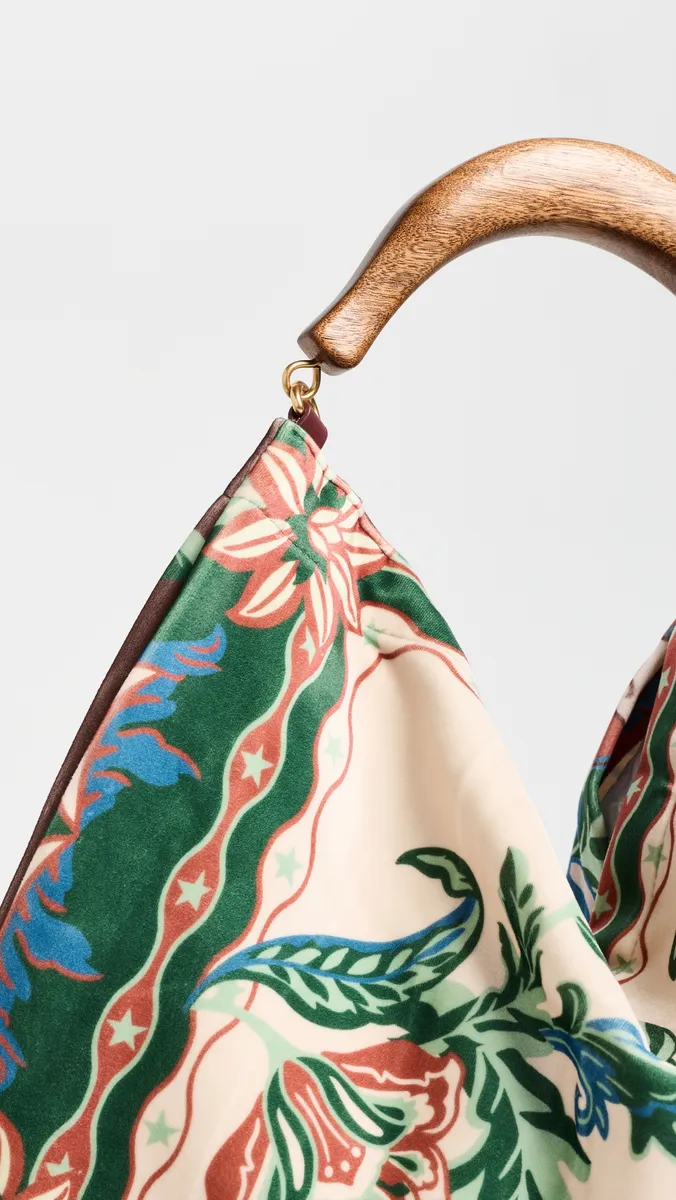 Farm Rio Small Velvet Hobo Bag | Thumbnail 6