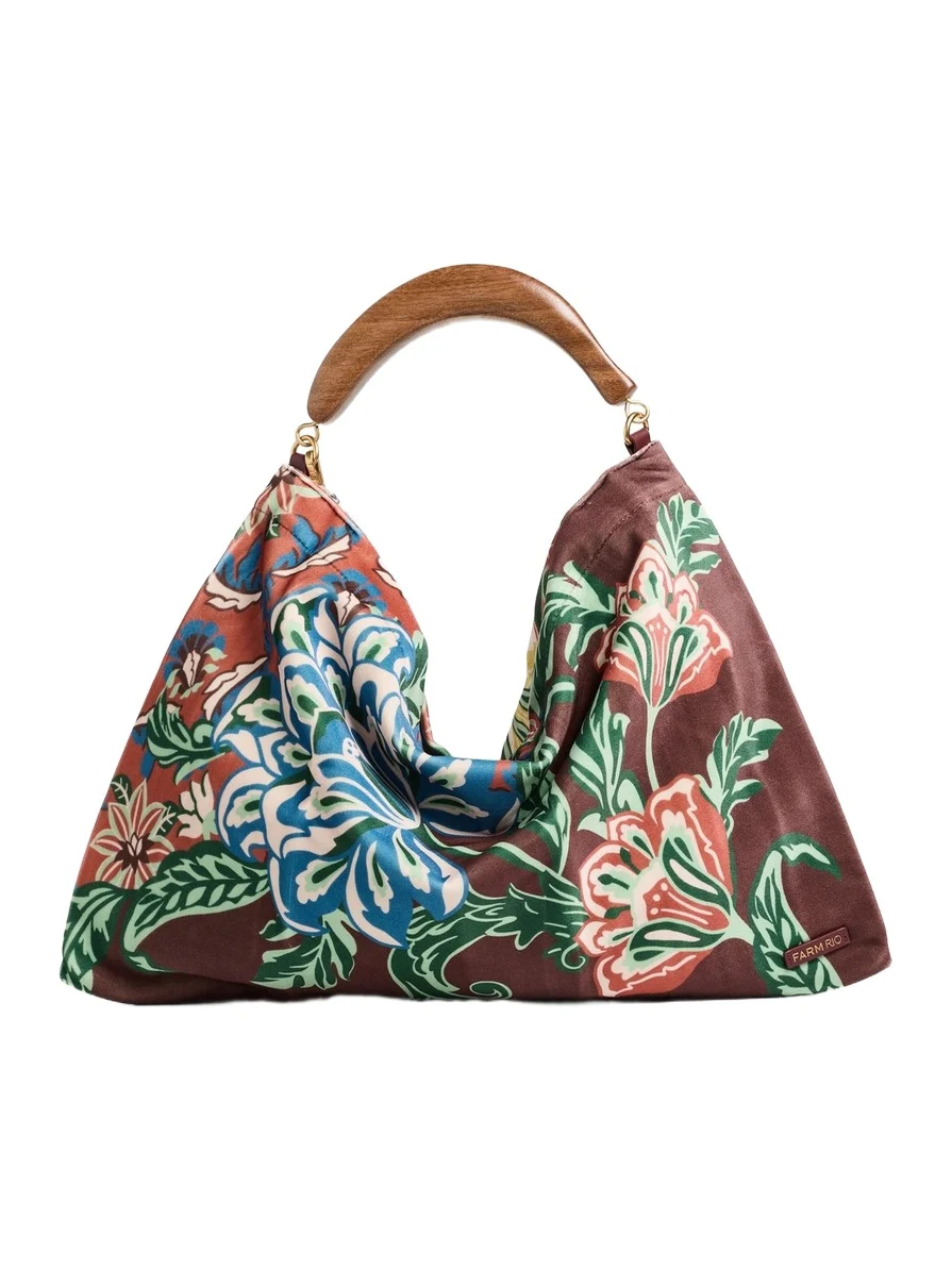 Small Velvet Hobo Bag