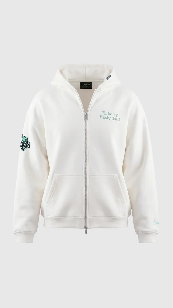 New York or Nowhere Liberty University Cropped Zip Hoodie | Thumbnail 2