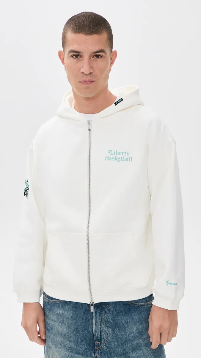 New York or Nowhere Liberty University Cropped Zip Hoodie | Thumbnail 4