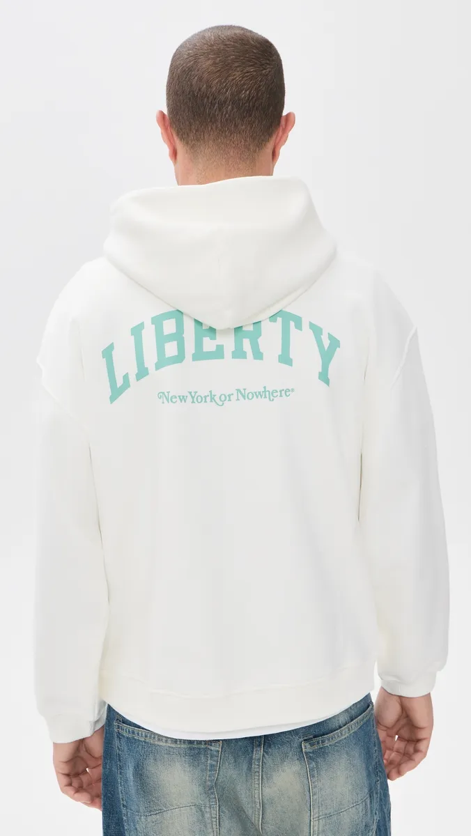 New York or Nowhere Liberty University Cropped Zip Hoodie | Thumbnail 5