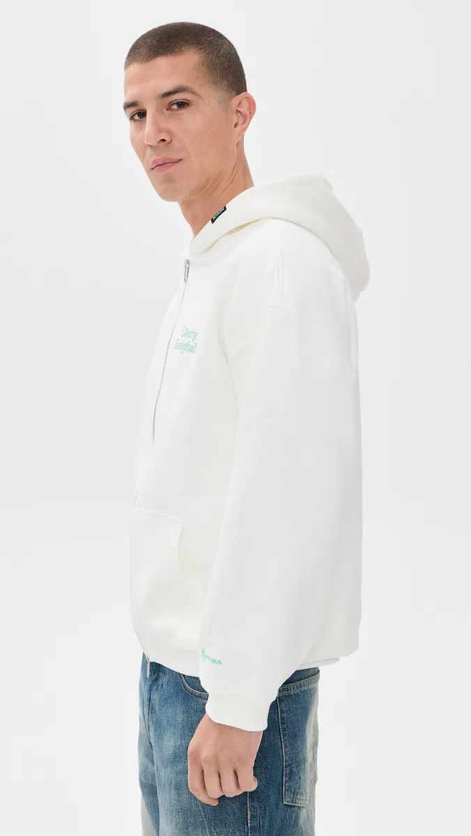 New York or Nowhere Liberty University Cropped Zip Hoodie | Thumbnail 6