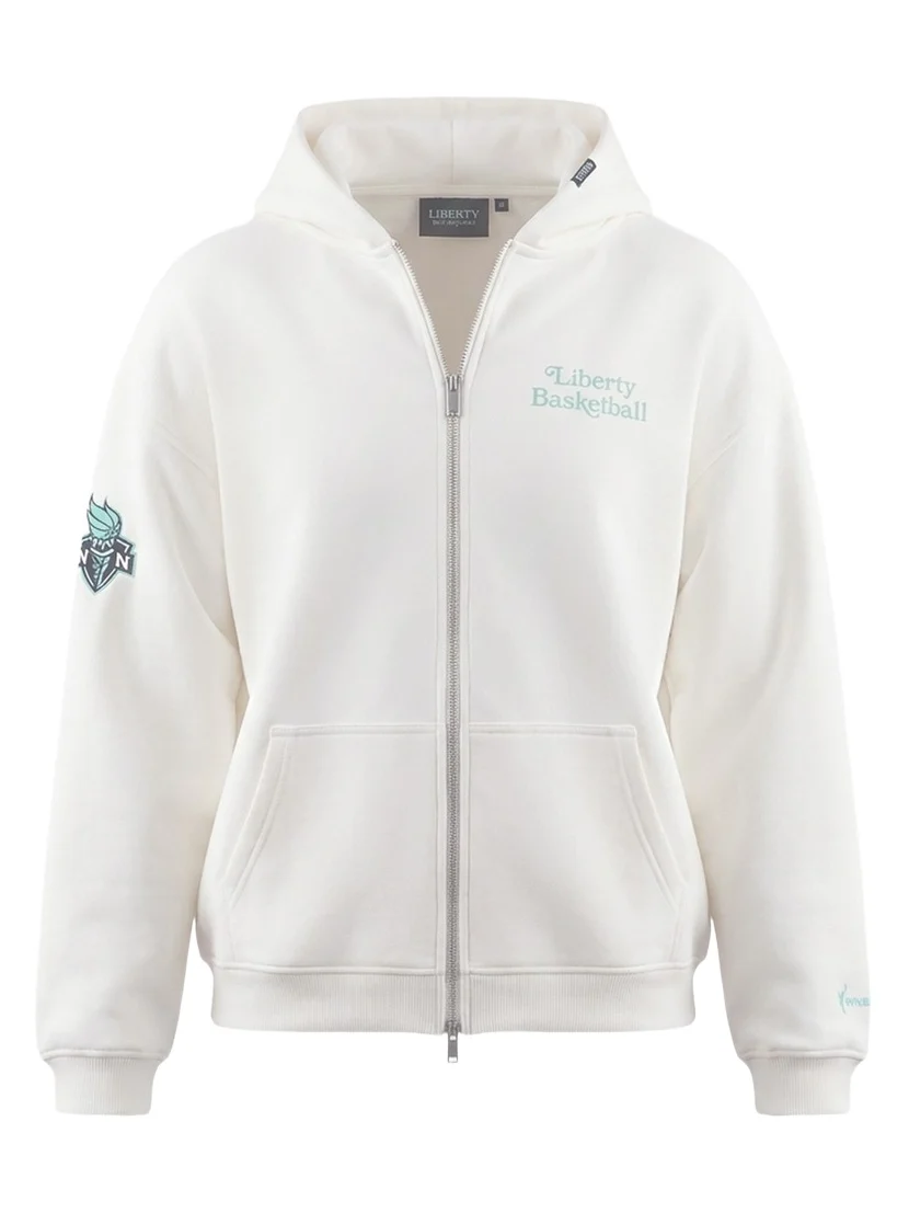 New York or Nowhere Liberty University Cropped Zip Hoodie
