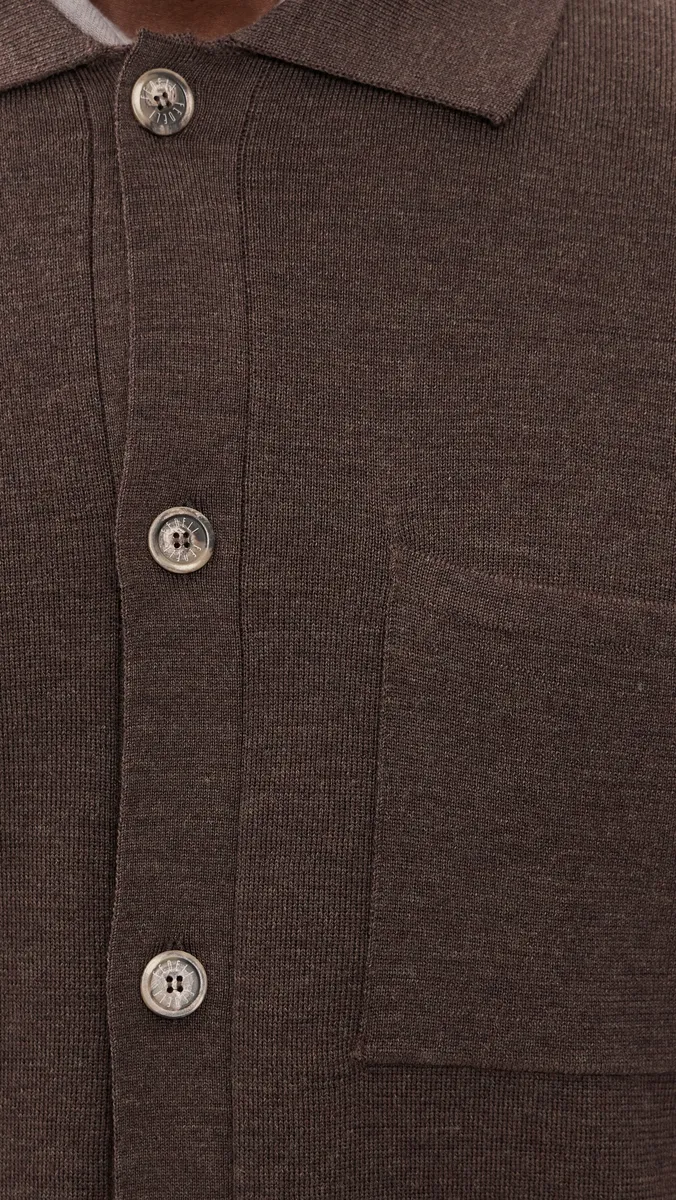 FEDELI Merino Wool Overshirt | Thumbnail 6