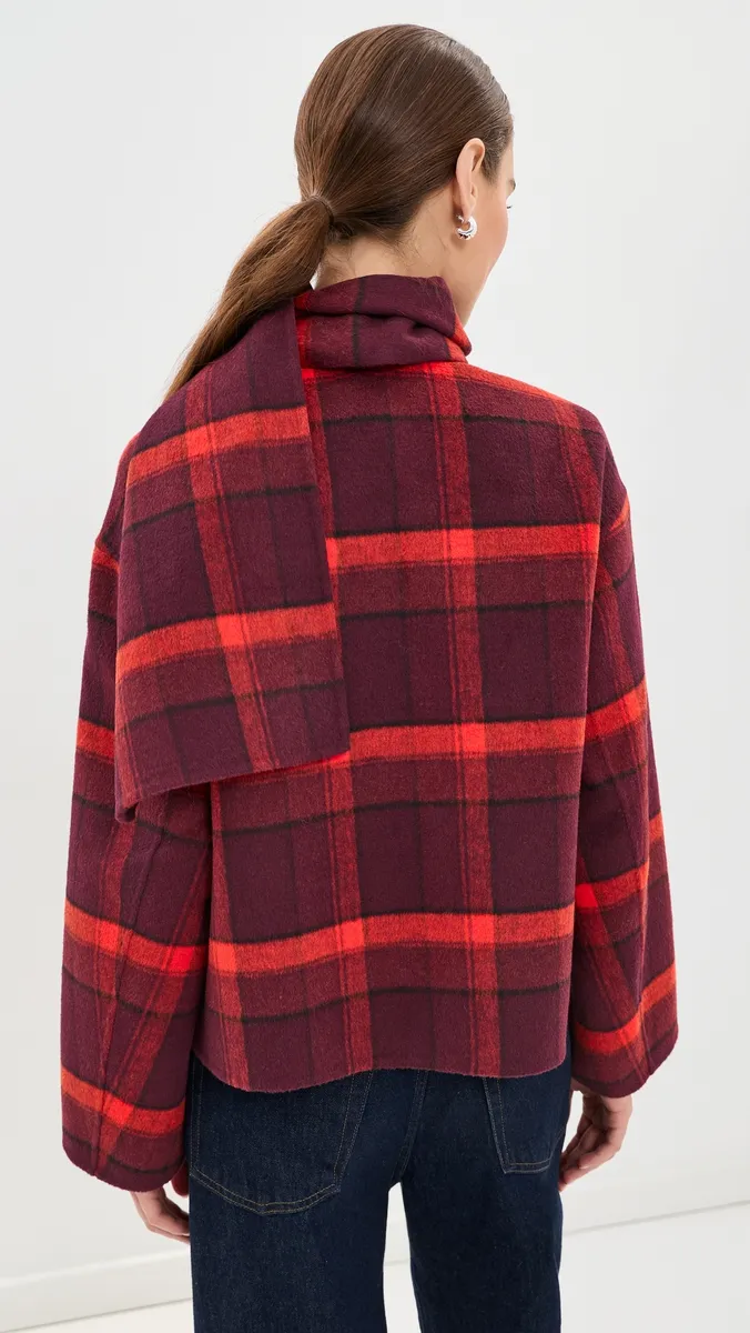 LE BOP Rachel Scarf Coat | Thumbnail 3 LE BOP Rachel Scarf Coat | Thumbnail 3