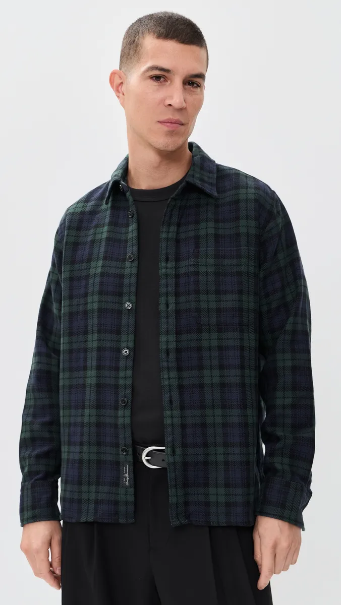 rag & bone CPO Flannel Shacket | Thumbnail 2 rag & bone CPO Flannel Shacket | Thumbnail 2