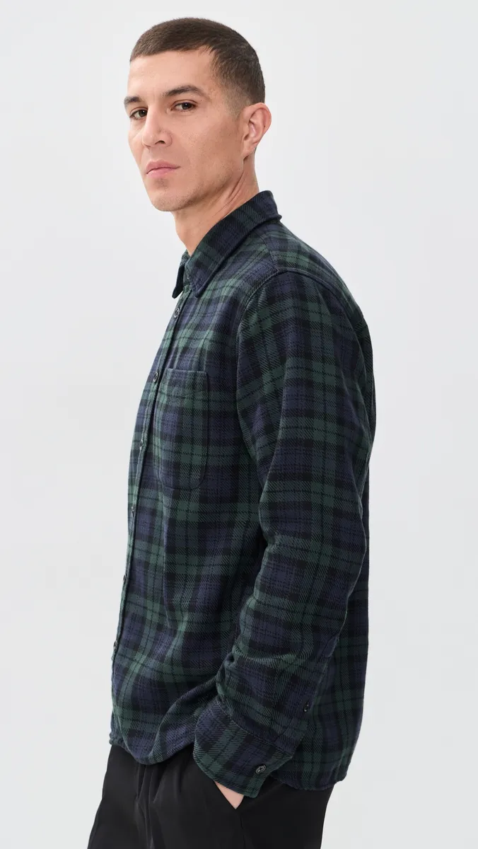 rag & bone CPO Flannel Shacket | Thumbnail 4 rag & bone CPO Flannel Shacket | Thumbnail 4