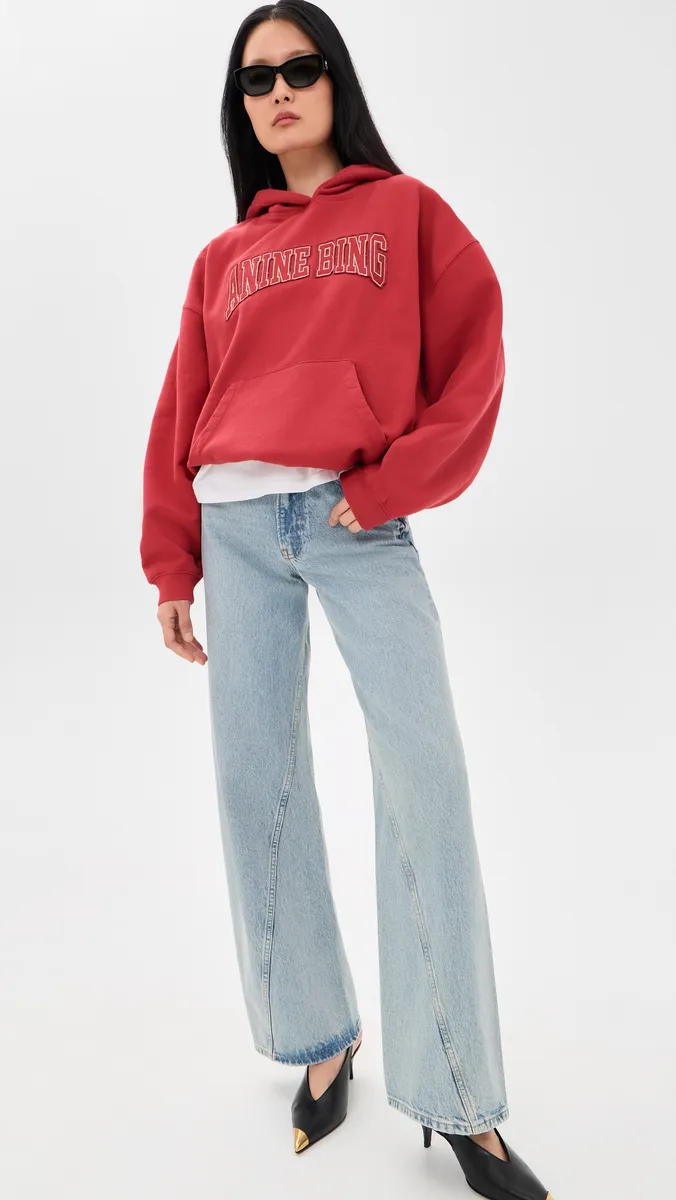 Anine Bing Harvey Hooded Sweatshirt | Thumbnail 5