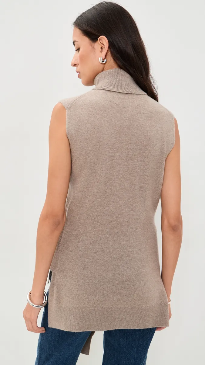 White + Warren Cashmere Blend Sleeveless Pullover | Thumbnail 3 White + Warren Cashmere Blend Sleeveless Pullover | Thumbnail 3