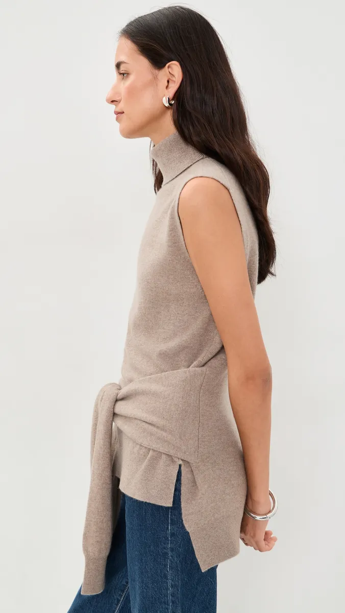 White + Warren Cashmere Blend Sleeveless Pullover | Thumbnail 4 White + Warren Cashmere Blend Sleeveless Pullover | Thumbnail 4