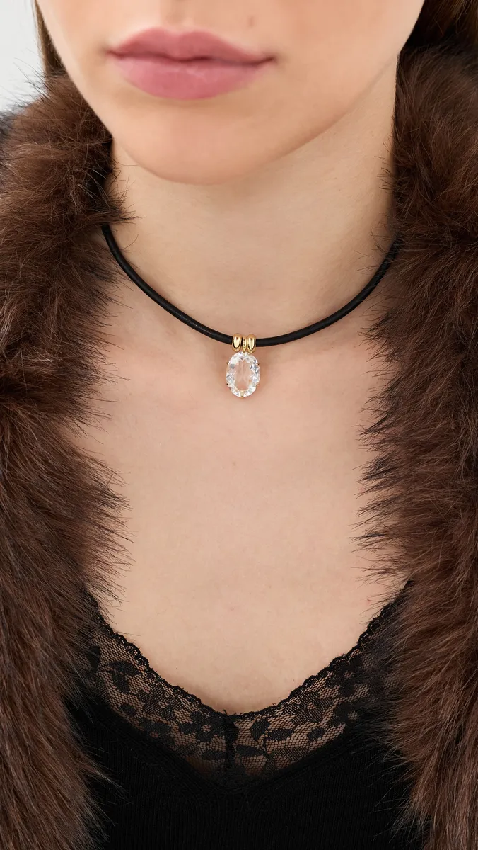 Lacey Ryan White Topaz Prong Choker | Thumbnail 3 Lacey Ryan White Topaz Prong Choker | Thumbnail 3