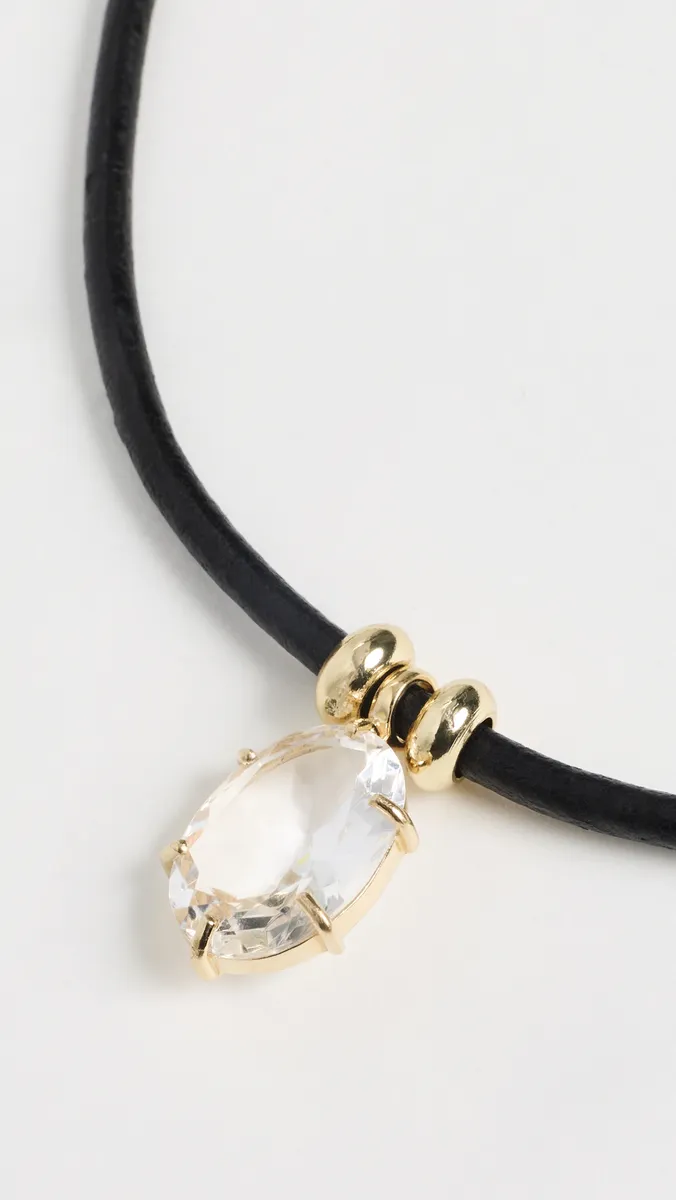 Lacey Ryan White Topaz Prong Choker | Thumbnail 4 Lacey Ryan White Topaz Prong Choker | Thumbnail 4