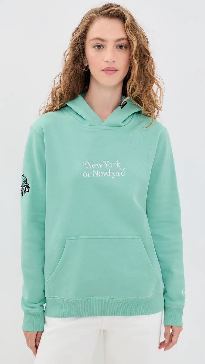 New York or Nowhere Motto Fleece Hoodie | Thumbnail 3