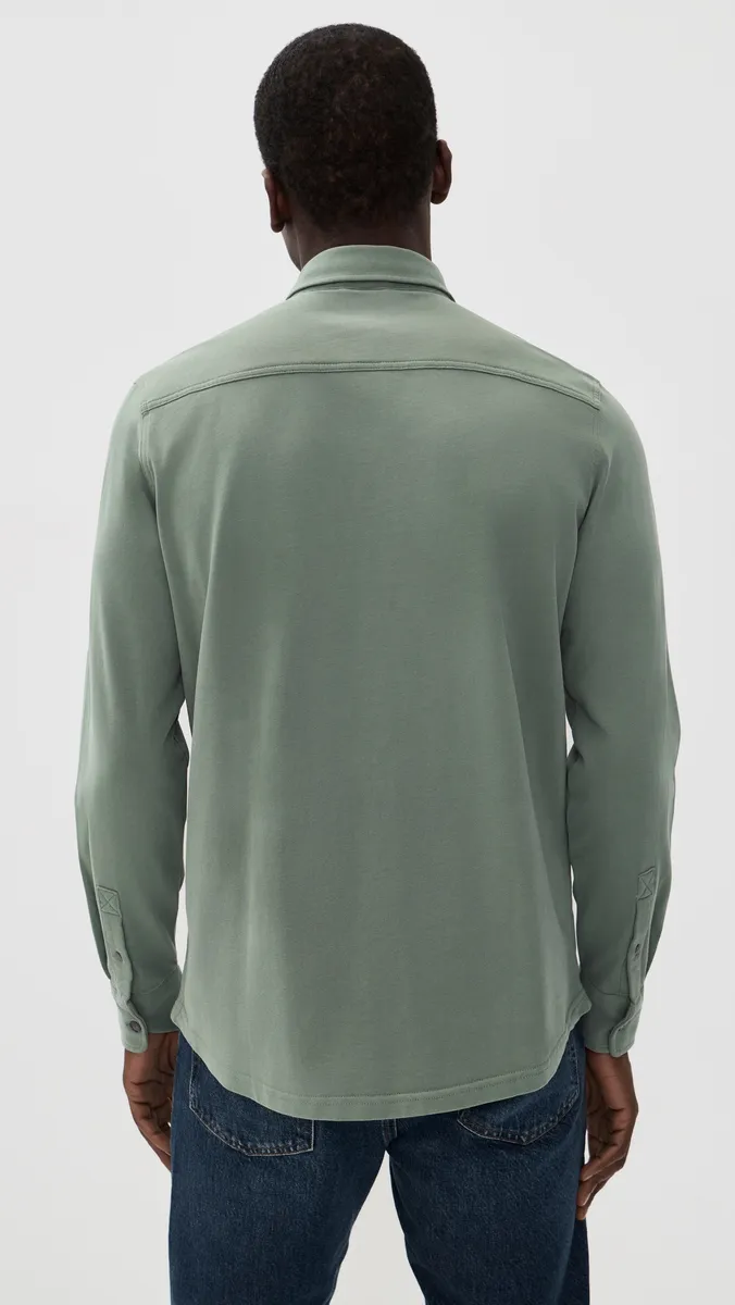 Marine Layer Luxe 250 Button Down Shirt | Thumbnail 3 Marine Layer Luxe 250 Button Down Shirt | Thumbnail 3