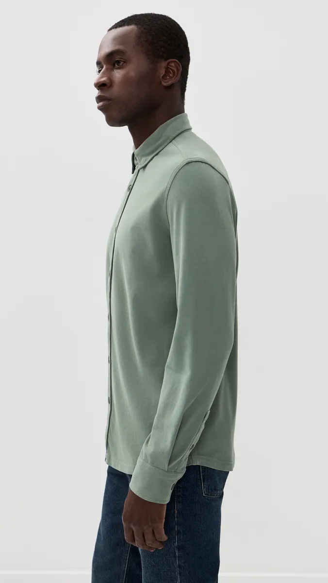 Marine Layer Luxe 250 Button Down Shirt | Thumbnail 4 Marine Layer Luxe 250 Button Down Shirt | Thumbnail 4