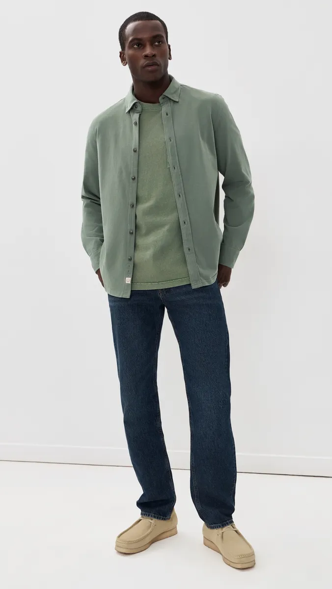 Marine Layer Luxe 250 Button Down Shirt | Thumbnail 5 Marine Layer Luxe 250 Button Down Shirt | Thumbnail 5