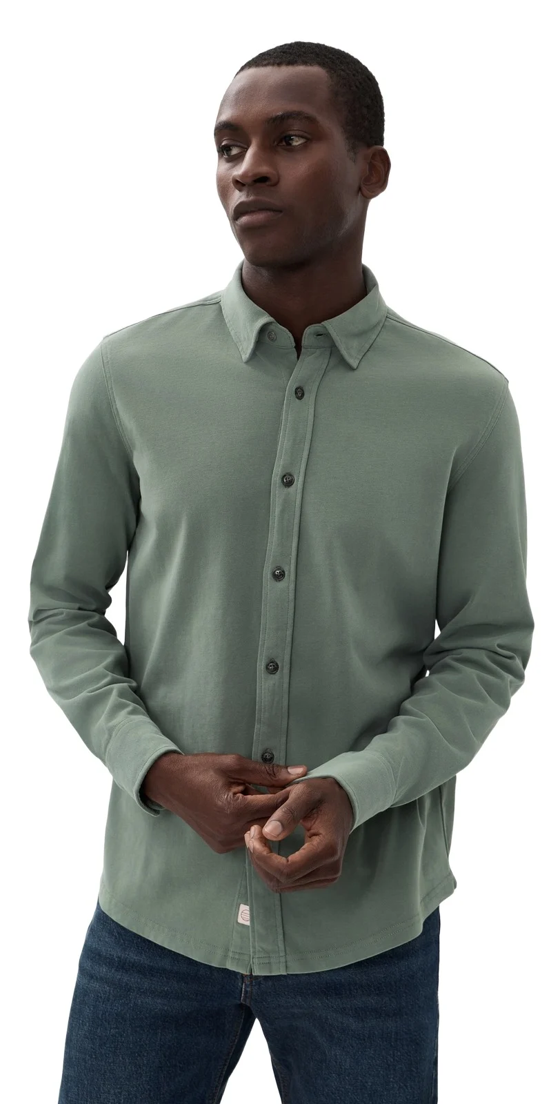 Marine Layer Luxe 250 Button Down Shirt