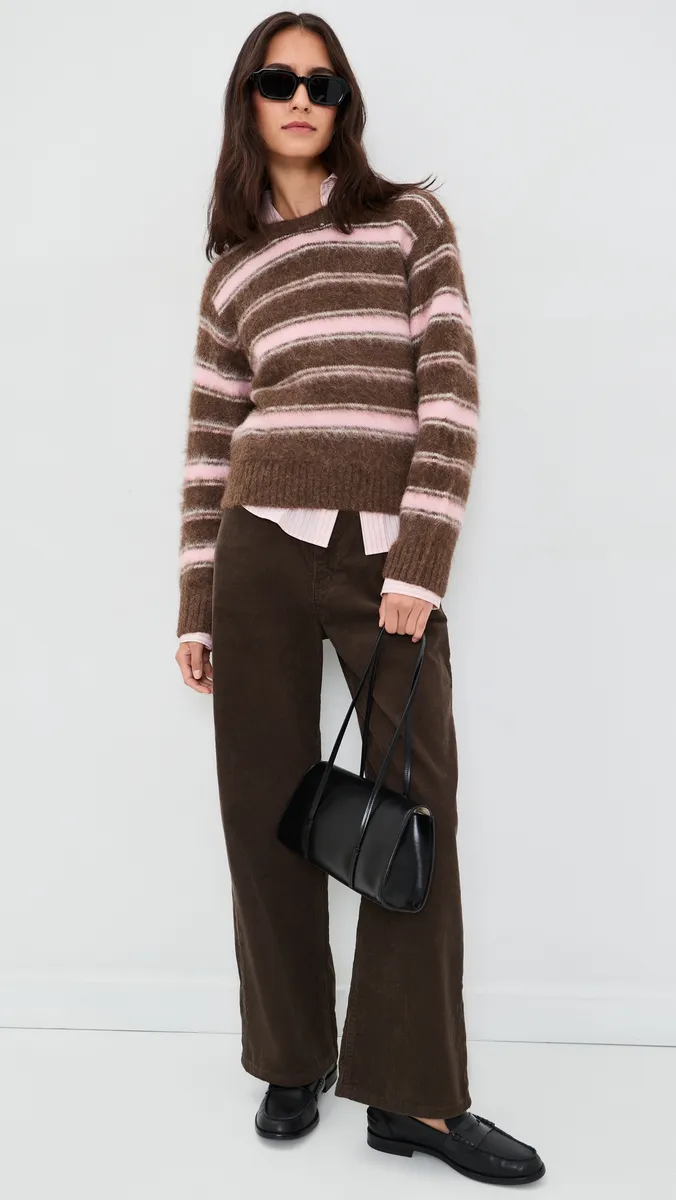 Dunst Striped Hairy Sweater | Thumbnail 6