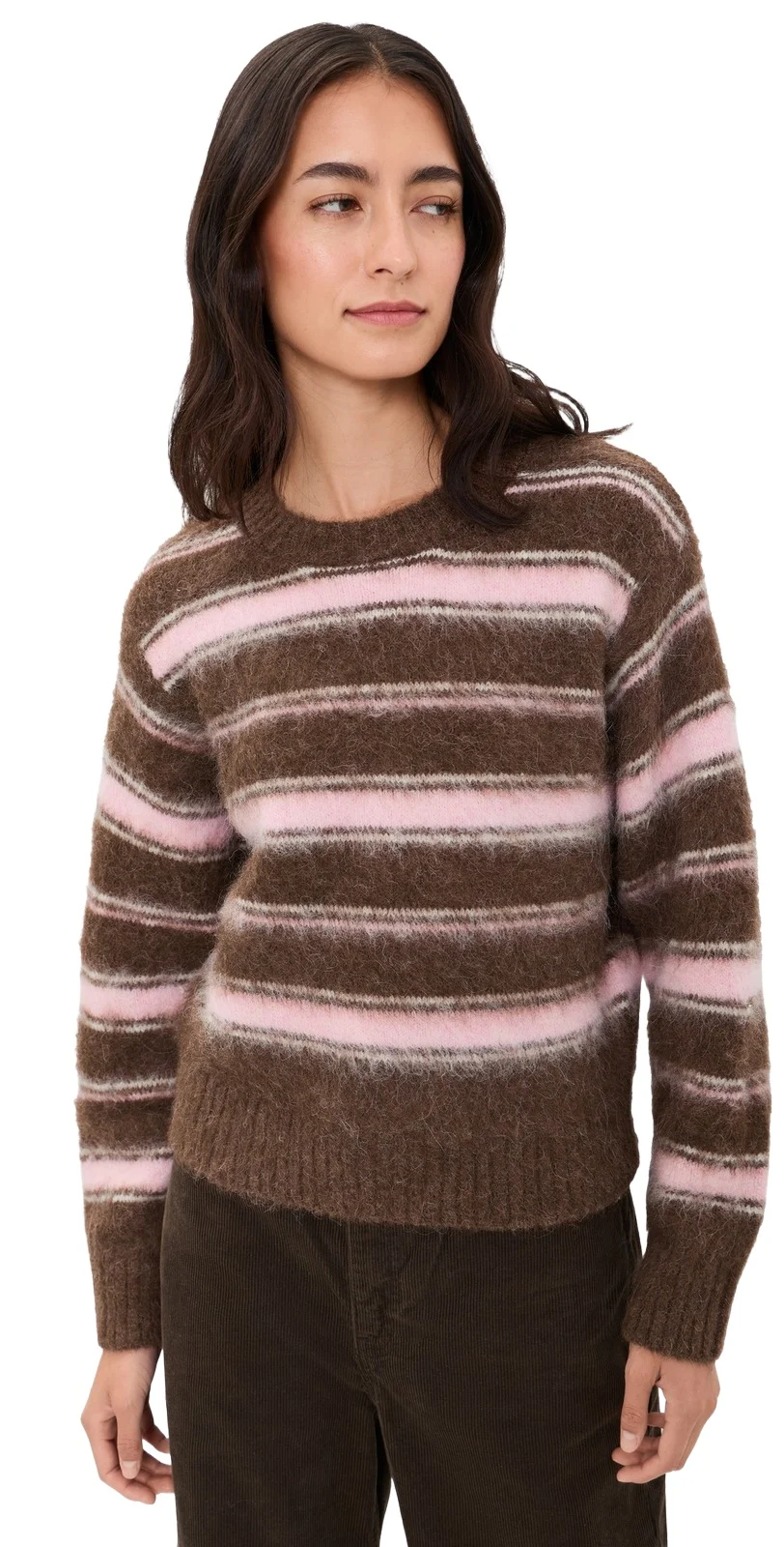 Striped Hairy Sweater Striped Hairy Sweater