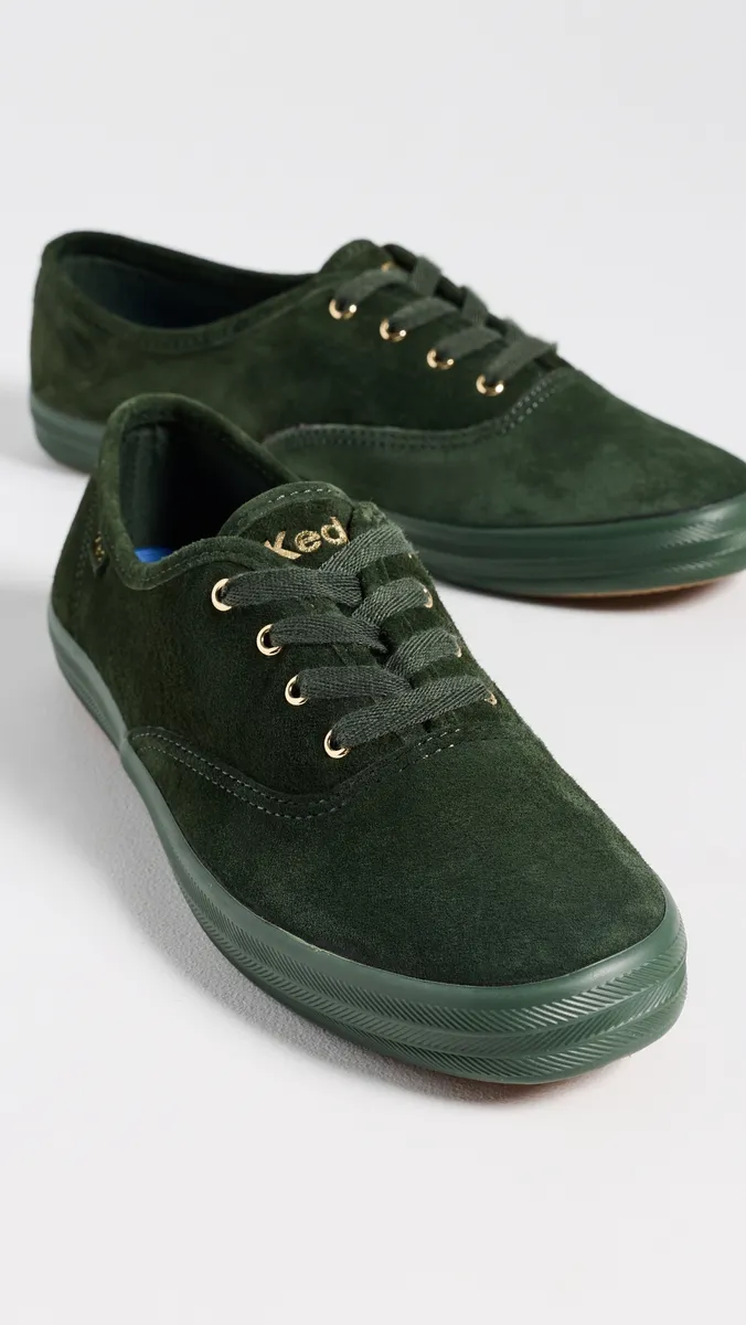 Keds Champion Luxe Suede Sneakers | Thumbnail 5 Keds Champion Luxe Suede Sneakers | Thumbnail 5