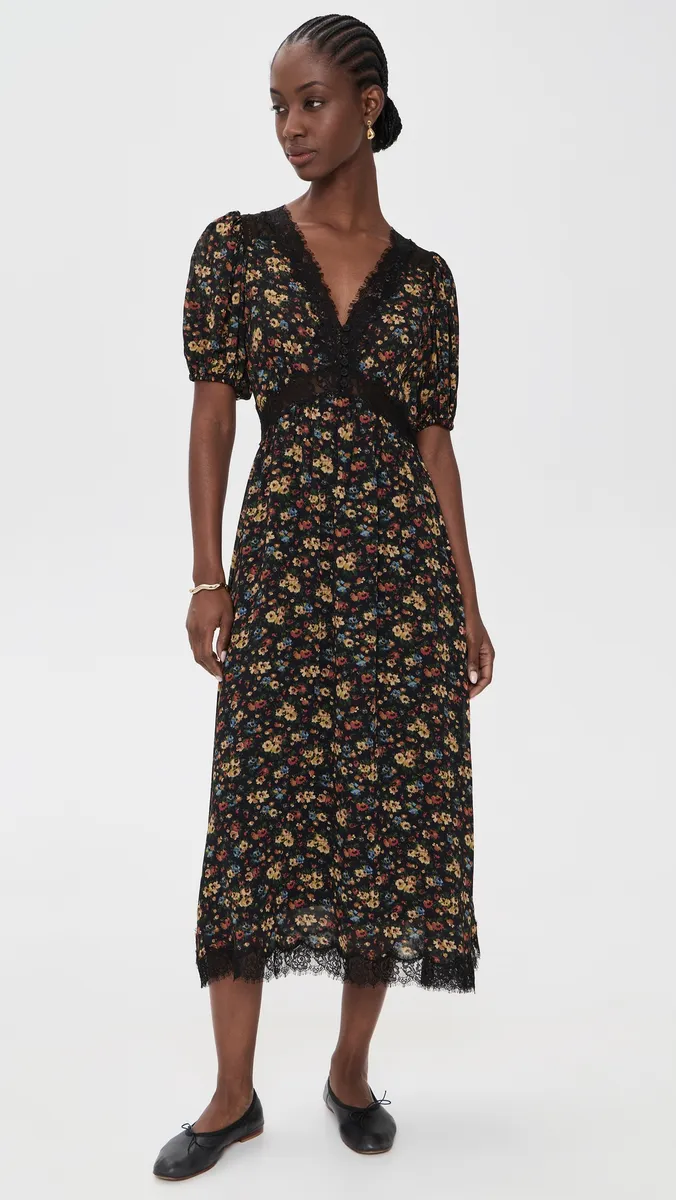 Sea Kaiya Floral Midi Dress | Thumbnail 2