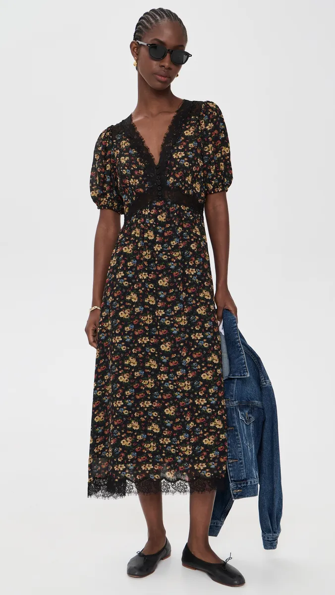 Sea Kaiya Floral Midi Dress | Thumbnail 5