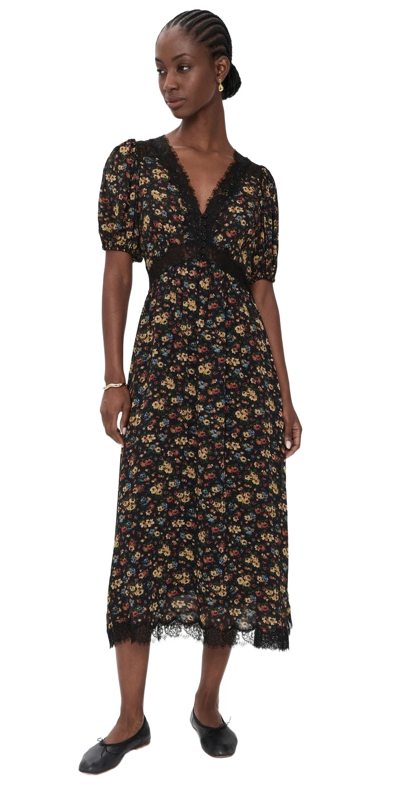 Kaiya Floral Midi Dress Kaiya Floral Midi Dress
