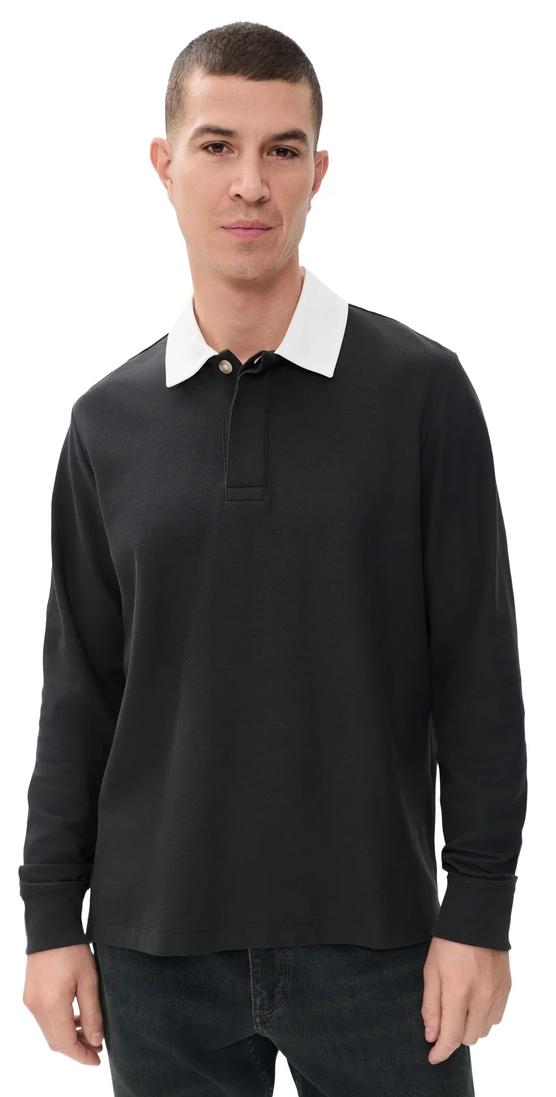 Classic Solid Rugby Polo Tee Classic Solid Rugby Polo Tee