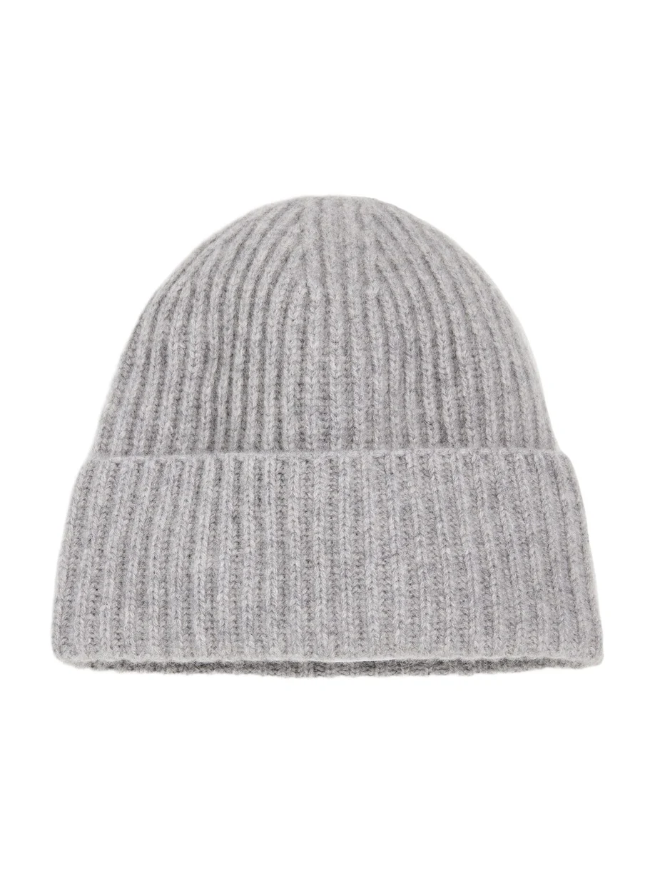 White + Warren Cashmere Luxe Ribbed Beanie
