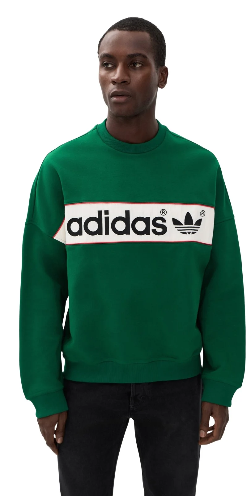 Blocked Signature Crew Neck Sweatshirt Blocked Signature Crew Neck Sweatshirt
