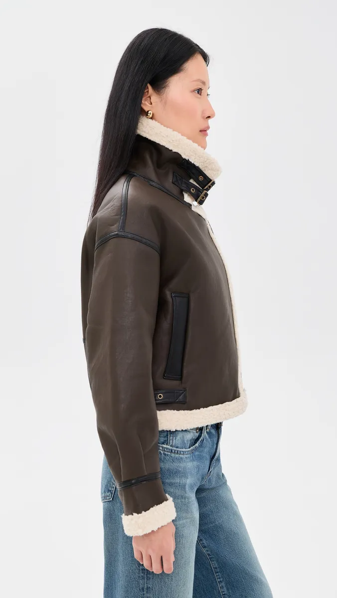 Alpha Industries Grove Relaxed Fitmoto Faux Leather Jacket | Thumbnail 4