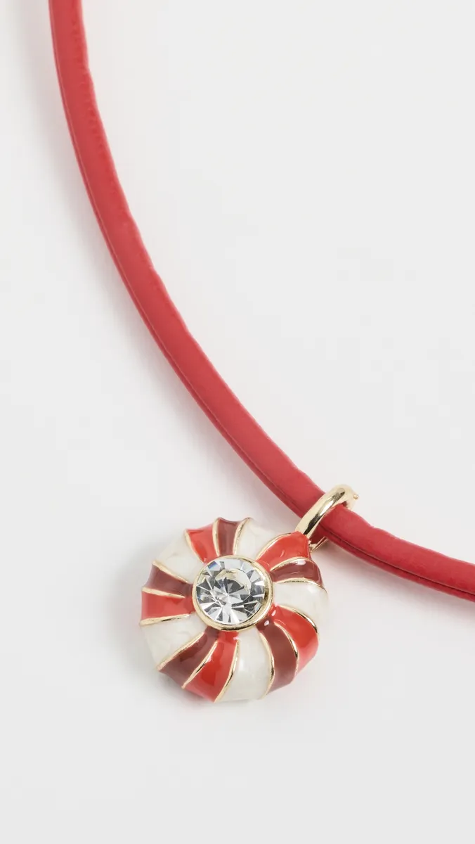 BaubleBar Freshly Festive Peppermint Necklace | Thumbnail 4 BaubleBar Freshly Festive Peppermint Necklace | Thumbnail 4