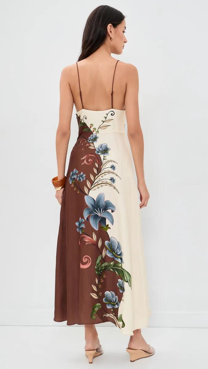 Farm Rio Millena Winter White Maxi Dress | Thumbnail 3